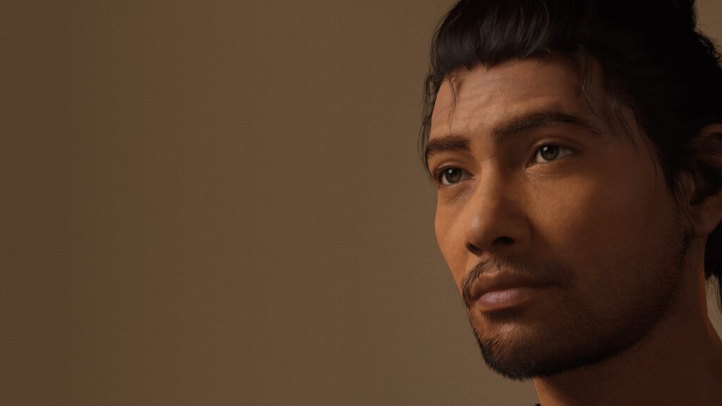 Example of metahuman made in Unreal Engine, which are used in immersive solution at the event.